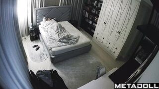 Amazing married couple having sex brutally in their bed leaked record