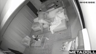Dirty couple having sex hidden IP camera