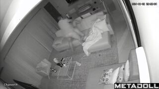 Dirty couple having sex hidden IP camera
