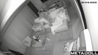 Dirty couple having sex hidden IP camera
