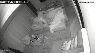 Dirty couple having sex hidden IP camera