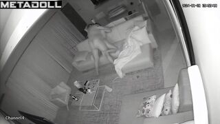 Dirty couple having sex hidden IP camera