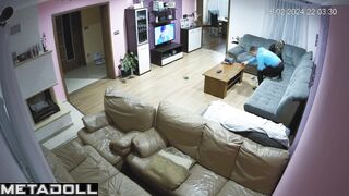 Naughty Irish blonde MILF fucks her ex-husband voyeur cam