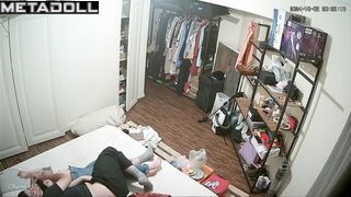 Cheating Israeli brunette woman gets fucked by her husband hidden IP cam