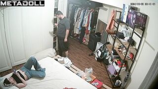Cheating Israeli brunette woman gets fucked by her husband hidden IP cam