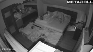 Real Ukrainian new couple fuck hard in their bed live