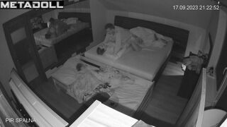 Real Ukrainian new couple fuck hard in their bed live