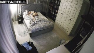 My girlfriend's amazing parents having sex on the couch spy cam