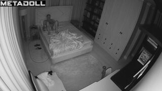 My girlfriend's amazing parents having sex on the couch spy cam