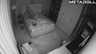 My girlfriend's amazing parents having sex on the couch spy cam