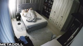 My girlfriend's parents having sex in their bed wildly spy cam record