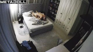 My girlfriend's parents having sex in their bed wildly spy cam record