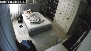 My girlfriend's parents having sex in their bed wildly spy cam record
