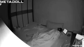 Korean mom masturbates under the sheets