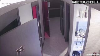 Korean prostitute washes after fucking