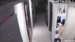 Korean prostitute washes after fucking