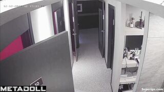 Korean prostitute washes after fucking