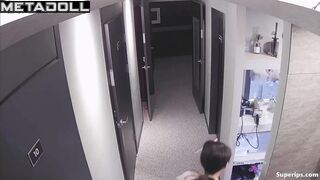 Korean prostitute washes after fucking