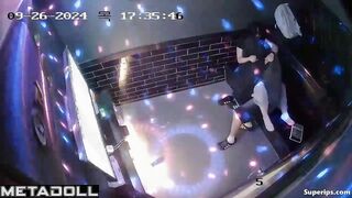 Korean college girl at karaoke