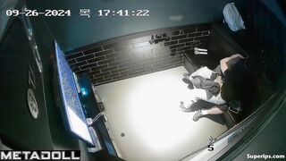 Korean college girl at karaoke