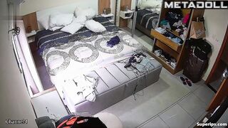 Latina college girl in a thong