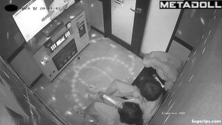 Korean college couple kiss passionately
