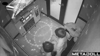 Korean college couple kiss passionately