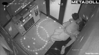 Korean college couple kiss passionately