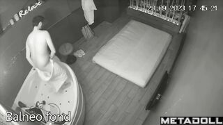 European girl rubs her body to orgasm