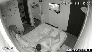 Naughty Latina woman rides her husband