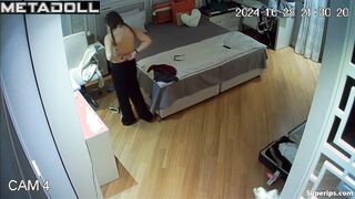 British girl changes her underwear