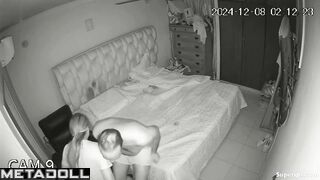 Cute Latina wife rides her husband