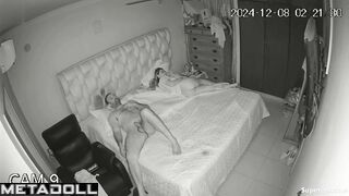 Cute Latina wife rides her husband