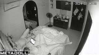 Mature couple fucks while watching porn