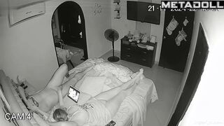 Mature couple fucks while watching porn