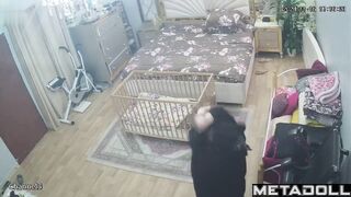 Busty Arab mom watches porn