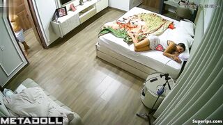 Petite Latina wife is masturbating