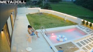 Cute Korean girl gets fucked in the pool