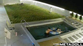 Cute Korean girl gets fucked in the pool
