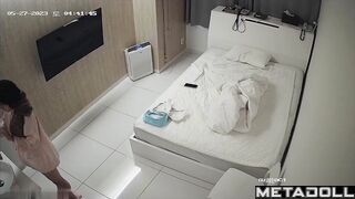 Young Korean girls changing clothes
