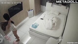 Young Korean girls changing clothes