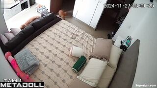 Petite Latina girl receives oral sex