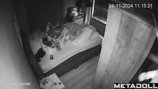 Mature German couple fucks in their bed