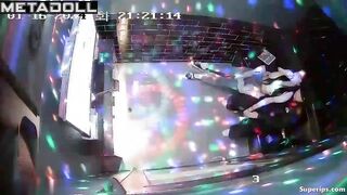 Gorgeous Korean girl in a karaoke