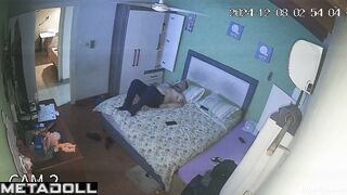 American married couple has routine sex