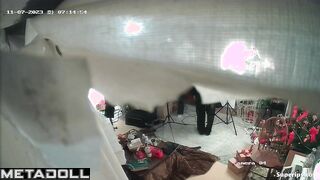 Korean girl takes erotic Christmas photos