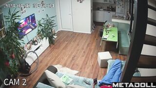 Single French brunette mother rubs her pussy while thinking about fingering porn