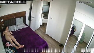 My girlfriend's parents having sex brutally in their bed hidden camera