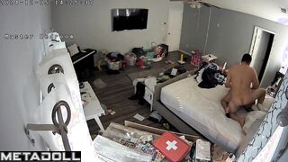 Horny Ukrainian brunette MILF gets fucked hard by her husband hidden cam