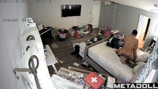 Horny Ukrainian brunette MILF gets fucked hard by her husband hidden cam